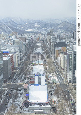 View from Sapporo TV Tower (Snow Festival Venue) 39086952