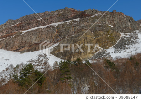 從火山口領域看見的Kashiwayama火山口牆壁 39088147