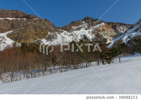 從火山口領域看見的Kashiwayama火山口牆壁 39088151