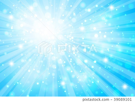 Blue radial sparkling background 39089101