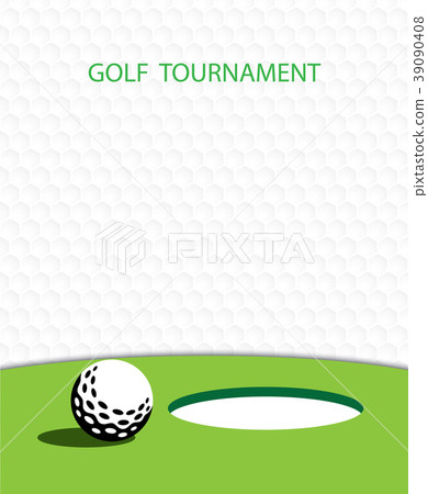Golf invitation flyer template graphic design Golf invitation flyer template graphic design 39090408
