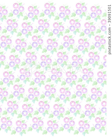 Background material _ morning glory (pink) 39091501