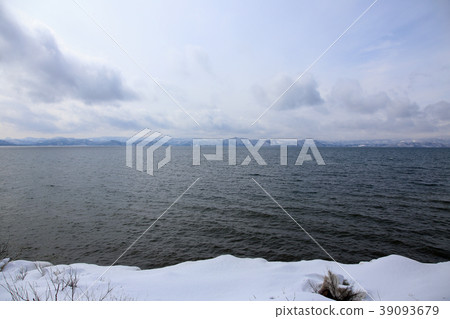 Lake Inawashiro winter Lake Inawashiro winter 39093679