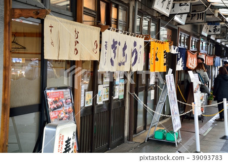 Restaurants in the Tsukiji Market (before relocation) Restaurants in the Tsukiji Market (before relocation) 39093783