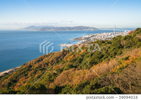 明石海峽在蘇馬島上空 39094018