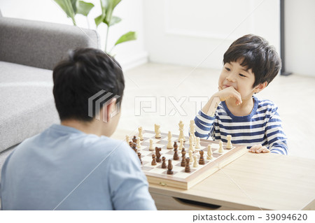 Chess, Family, Dad, Son, Korean Chess, Family, Dad, Son, Korean 39094620