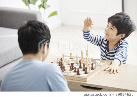 Chess, Family, Dad, Son, Korean Chess, Family, Dad, Son, Korean 39094623