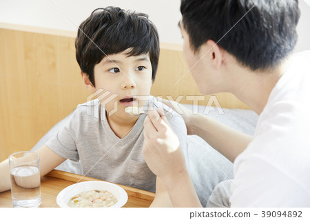 生活，臥室，爸爸，兒子，韓國人 39094892