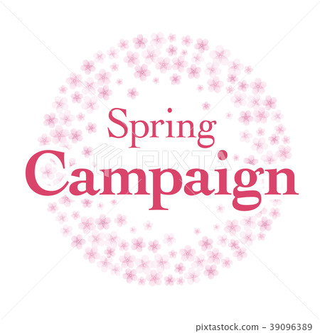 Cherry blossom frame Spring Campaign 39096389