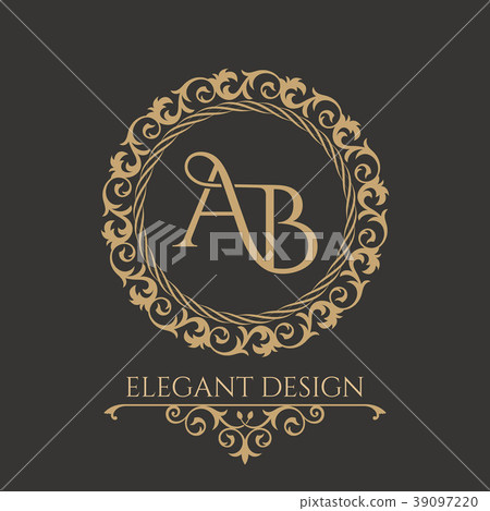 Monogram from intertwining letters 39097220