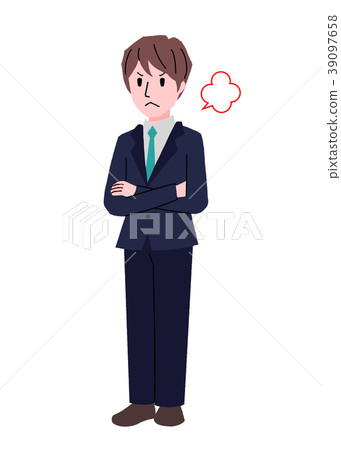 業務:男性手勢 業務:男性手勢 39097658