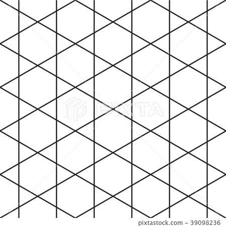 Ribbon Star Pattern Seamless Background. Vector - Stock Illustration ...