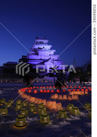會津圖片蠟燭節敦賀城堡 會津圖片蠟燭節敦賀城堡 39099858