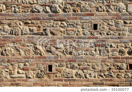 brick and stone medieval wall textured background brick and stone medieval wall textured background 39100077