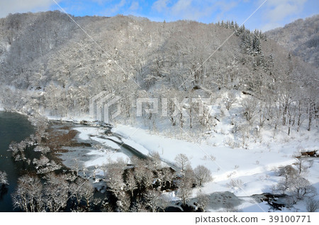 Winter Autumn Folk Lake Akita 39100771