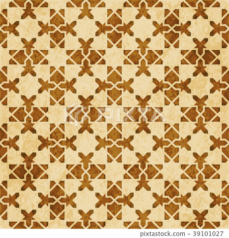 Retro brown Islam seamless geometry background Retro brown Islam seamless geometry background 39101027