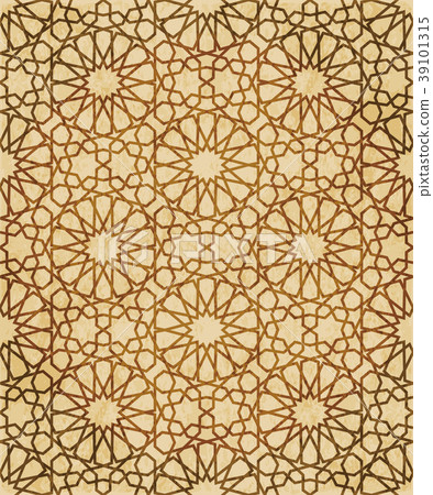 Retro brown Islam seamless geometry background Retro brown Islam seamless geometry background 39101315