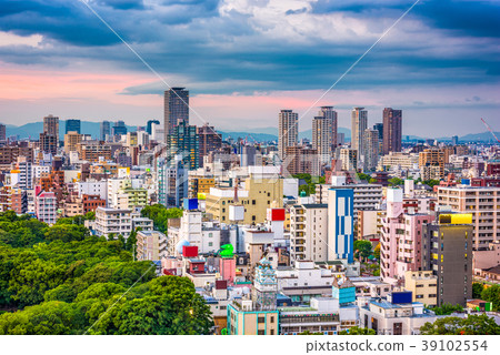 Osaka, Japan Cityscape 39102554