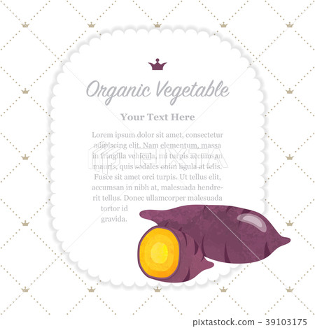 Colorful watercolor nature organic vegetable memo 39103175