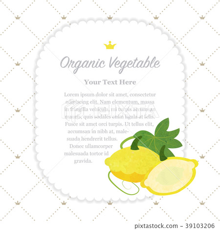 Colorful watercolor nature organic vegetable memo Colorful watercolor nature organic vegetable memo 39103206