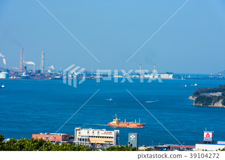 初春的藍天[福岡縣北九州工業區] 39104272