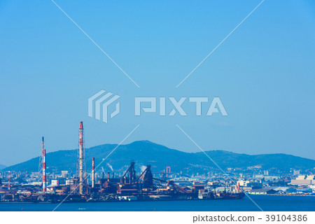 初春的藍天[福岡縣北九州工業區] 39104386