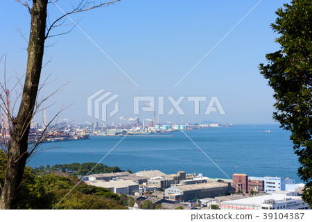 初春的藍天[福岡縣北九州工業區] 39104387