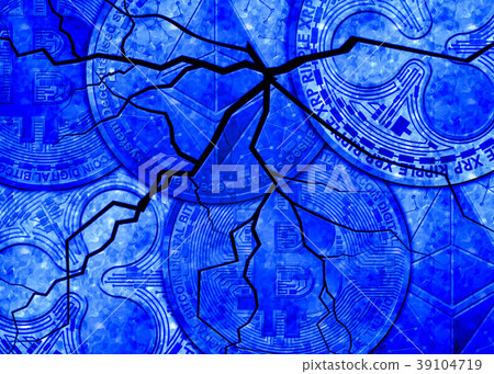 Virtual currency illustration 39104719