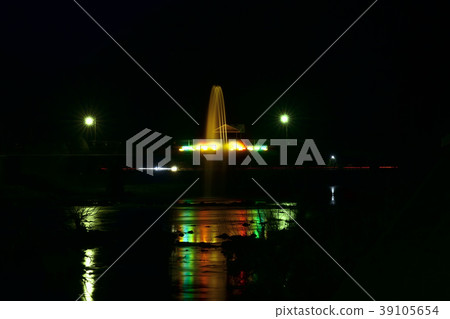 Fountain of Yu-Ragi Bridge-Light up- 39105654