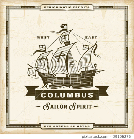 Vintage Columbus Label 39106276