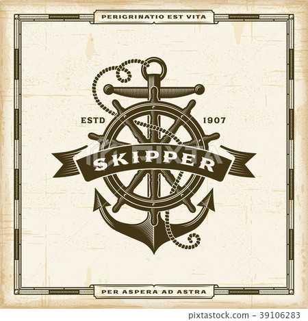 Vintage Skipper Label 39106283