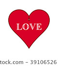 Red heart 39106526