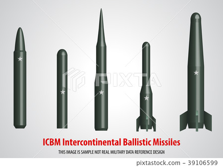 intercontinental ballistic missile (ICBM) 3D 39106599