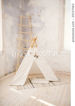 Childen's room corner with a beautifully decorated 39107063