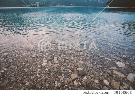 Italy view of the bottom of the beach mountain 39108668