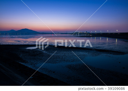 [Aichi Prefecture] Zaoyama Tahara Bay Tidal Flat Blue Moment 39109086