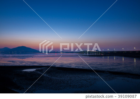 [Aichi Prefecture] Zaoyama Tahara Bay Tidal Flat Blue Moment 39109087