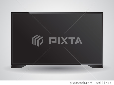 blank screen lcd, led, TV, monitor, laptop vector 39111677