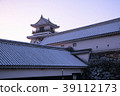 Kochi Castle with snow 39112173