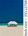 Cancun Beach and Bed (Vertical) 39112798