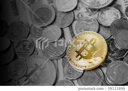 Gold Bitcoin Litecoin Ethereum Cryptocurrency 39112899