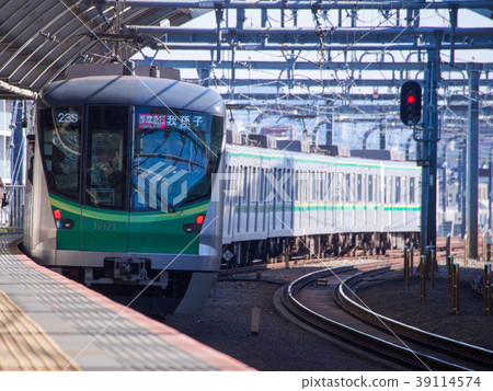 Tokyo Metro Chiyoda Line Series Stock Photo