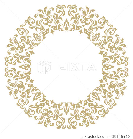 Vector decorative line art frames design template - Stock Illustration ...