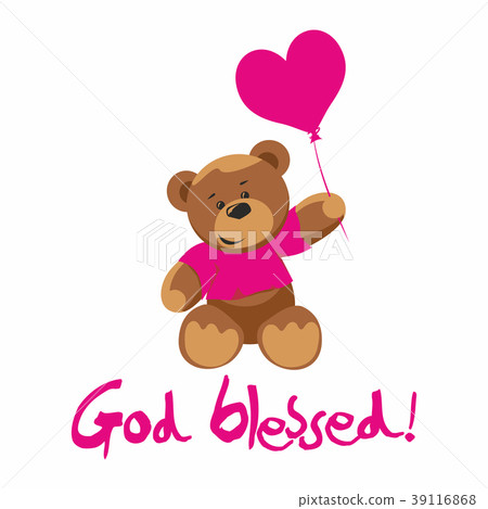 Cute Bear. God blessed Cute Bear. God blessed 39116868