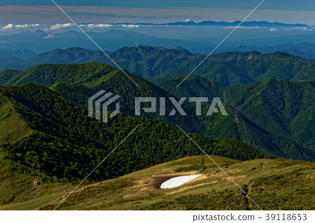 From the Joetsu border, Mt. Hiloge Mt. 39118653