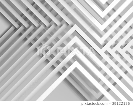 Abstract white background, geometric 3d Abstract white background, geometric 3d 39122156