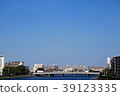 Suburban bridge and sky 39123335