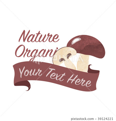 Colorful watercolor organic vegetable banner 39124221
