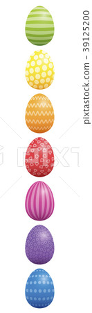 Easter Eggs Pattern Design Vertical Easter Eggs Pattern Design Vertical 39125200