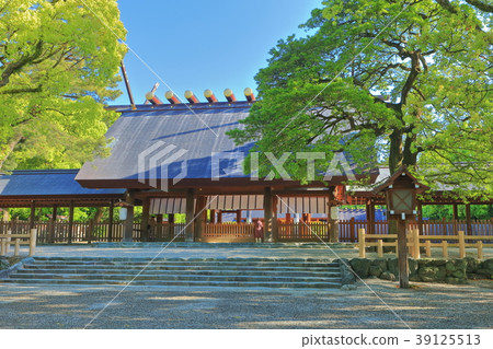 許多綠色的熱田神宮主殿 39125513